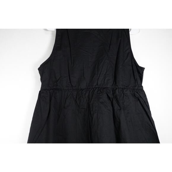 New Tuckernuck Pomander Place Black Sleeveless Gathered Porto Dress XL 1872-P - Picture 7 of 11